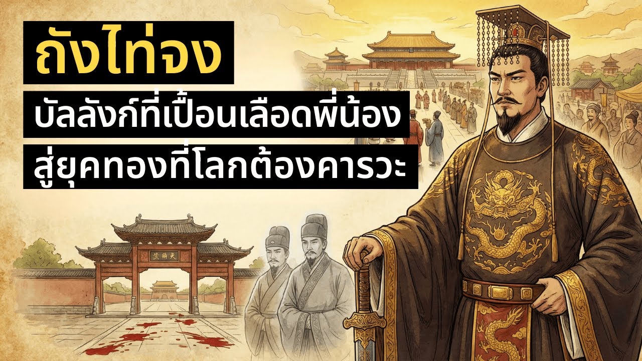 ถังไท่จง บัลลังก์ที่เปื้อนเลือดพี่น้อง สู่ยุคทองที่โลกต้องคารวะ