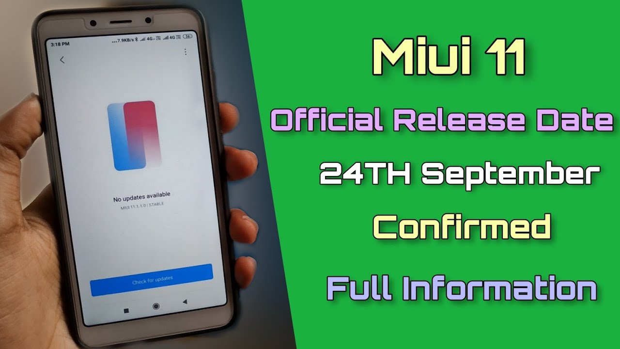 Finally Miui 11 Official Launch On 24th September Release Date Confirmed | Miui 11 Update 😲😲