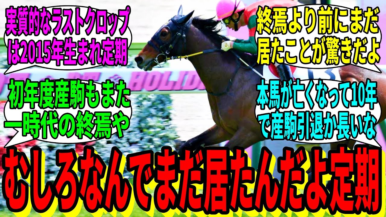 【競馬の反応集】「ステゴ産駒、ついにJRAの現役馬がゼロになる」に対する視聴者の反応集