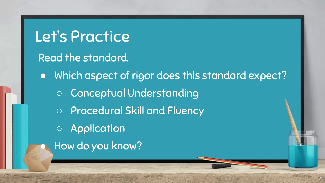 Understanding Rigor