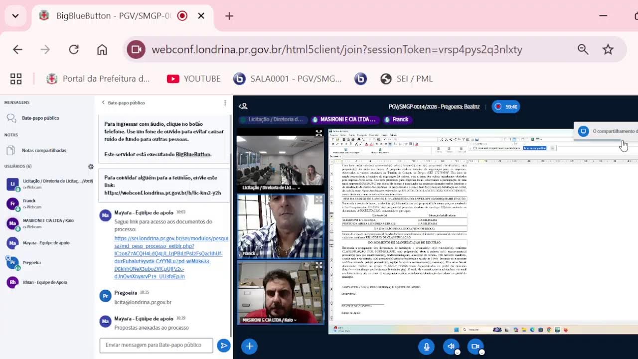 PREGÃO PRESENCIAL COM USO DE VIDEOCONFERÊNCIA Nº PGV/SMGP-14/2026