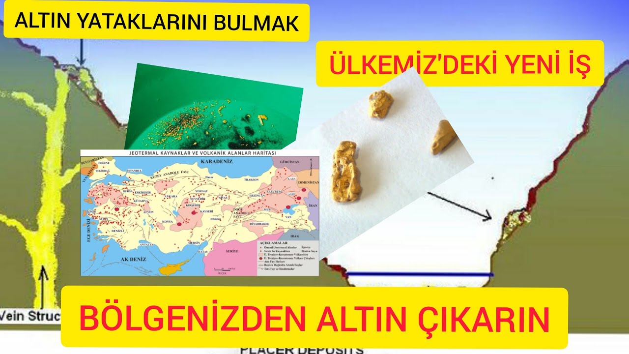ALTIN YATAKLARI - Kendi Bölgenizden ALTIN Çıkarın