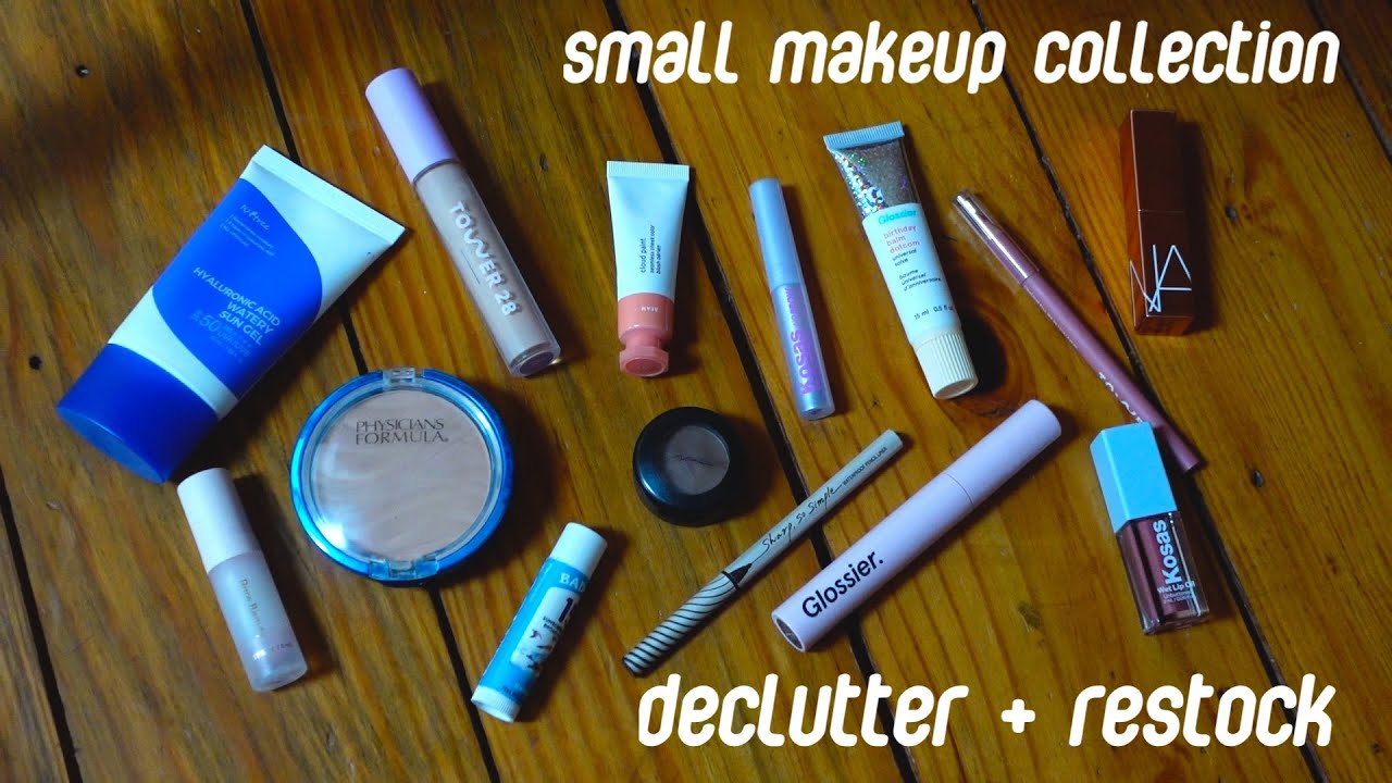 minimalist makeup collection declutter and restock ✨💄🪞 + sephora haul