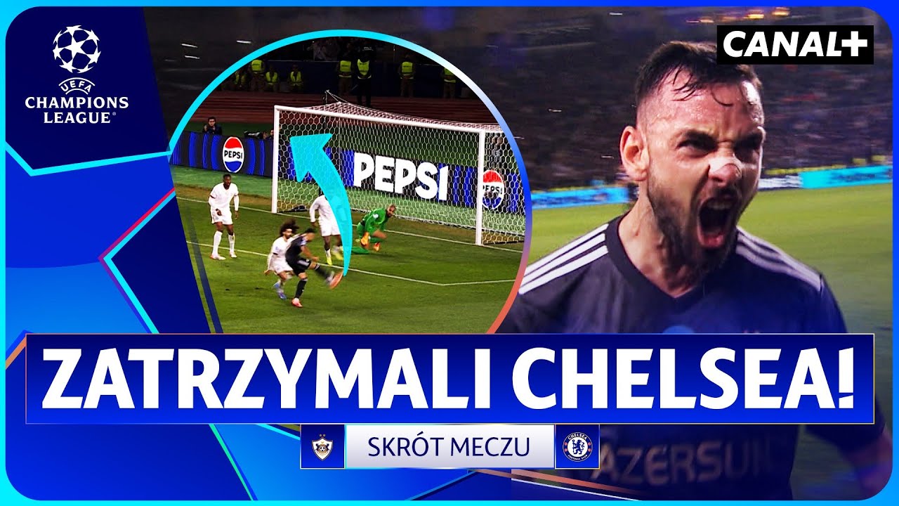 CO ZA MECZ W AZERBEJDŻANIE! THE BLUES ZGUBILI PUNKTY! QARABAG -  CHELSEA, SKR&Oacute;T