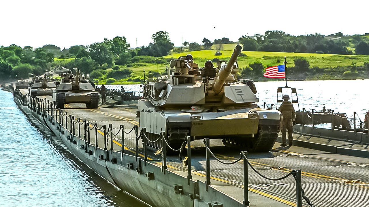 Soldiers Construct Improved Ribbon Bridge (IRB) | U.S. Army