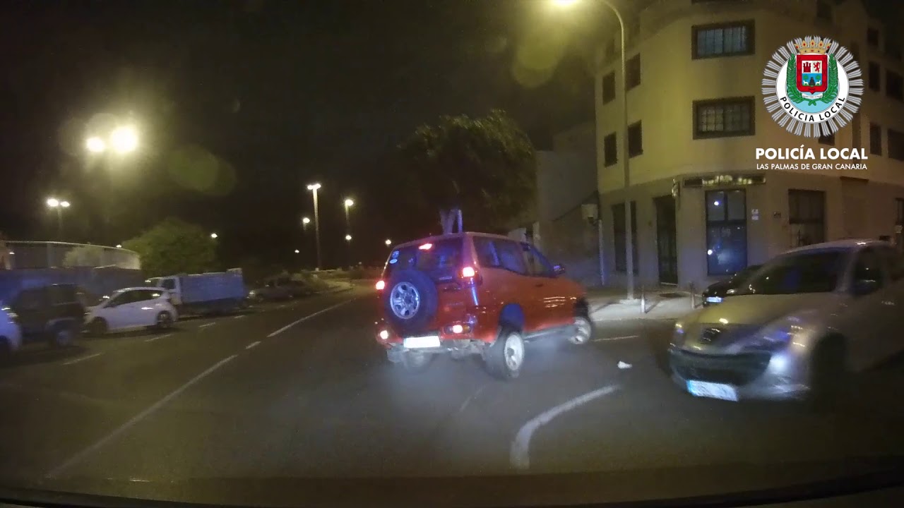 Persecución policial y peligrosa detención en Las Palmas de Gran Canaria