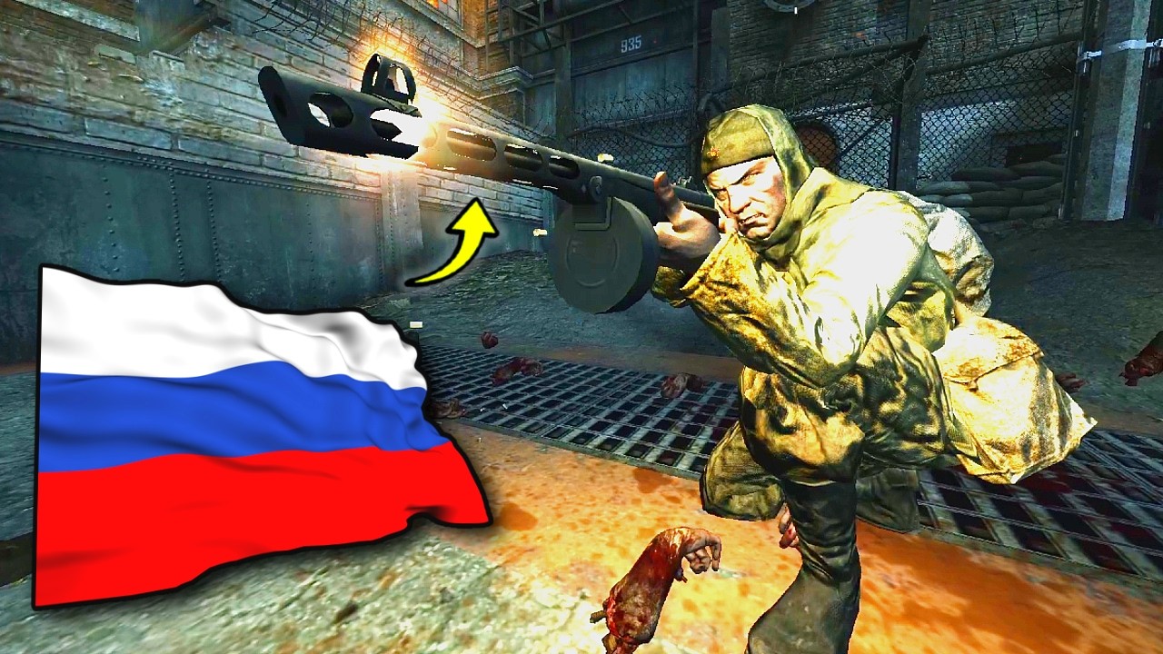 Der Riese Zombies, используя только оружие, принадлежащее нации нашего персонажа...