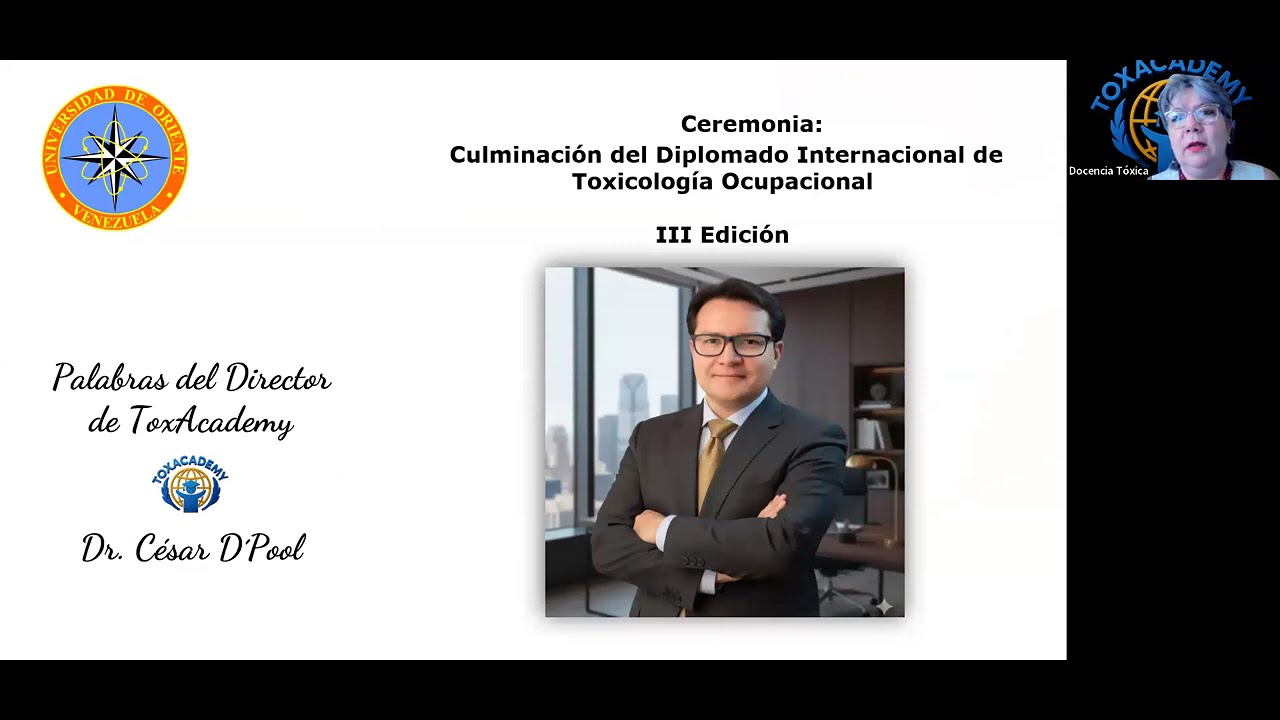 Graduación III Cohorte Diplomado Internacional en Toxicología Ocupacional