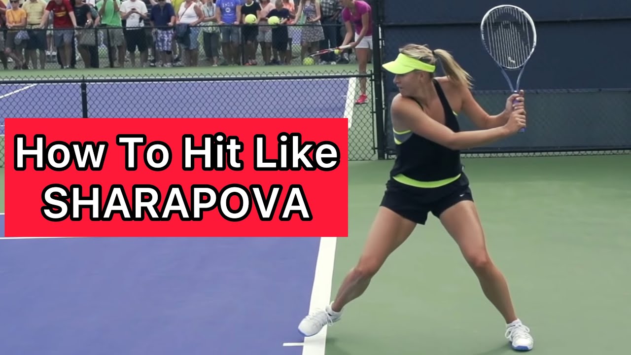Maria Sharapova Forehand & Backhand |  (3 Awesome Tips)