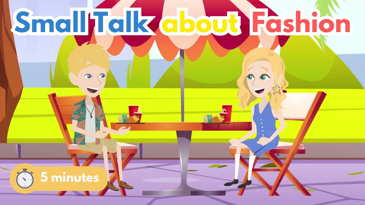 5-Minute English Conversation Practice: Fashion & Clothes Vocabulary (I Like Your Dress)