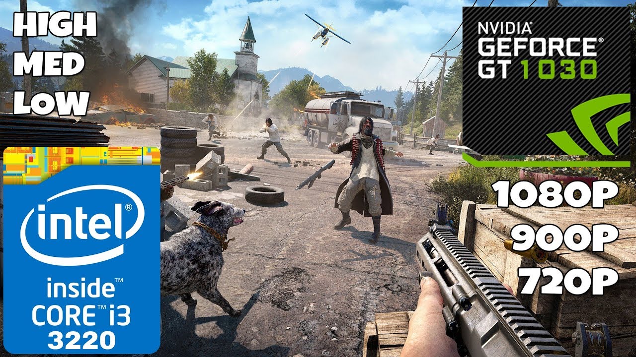 FarCry 5 [PC] - I3-3220 + GT 1030