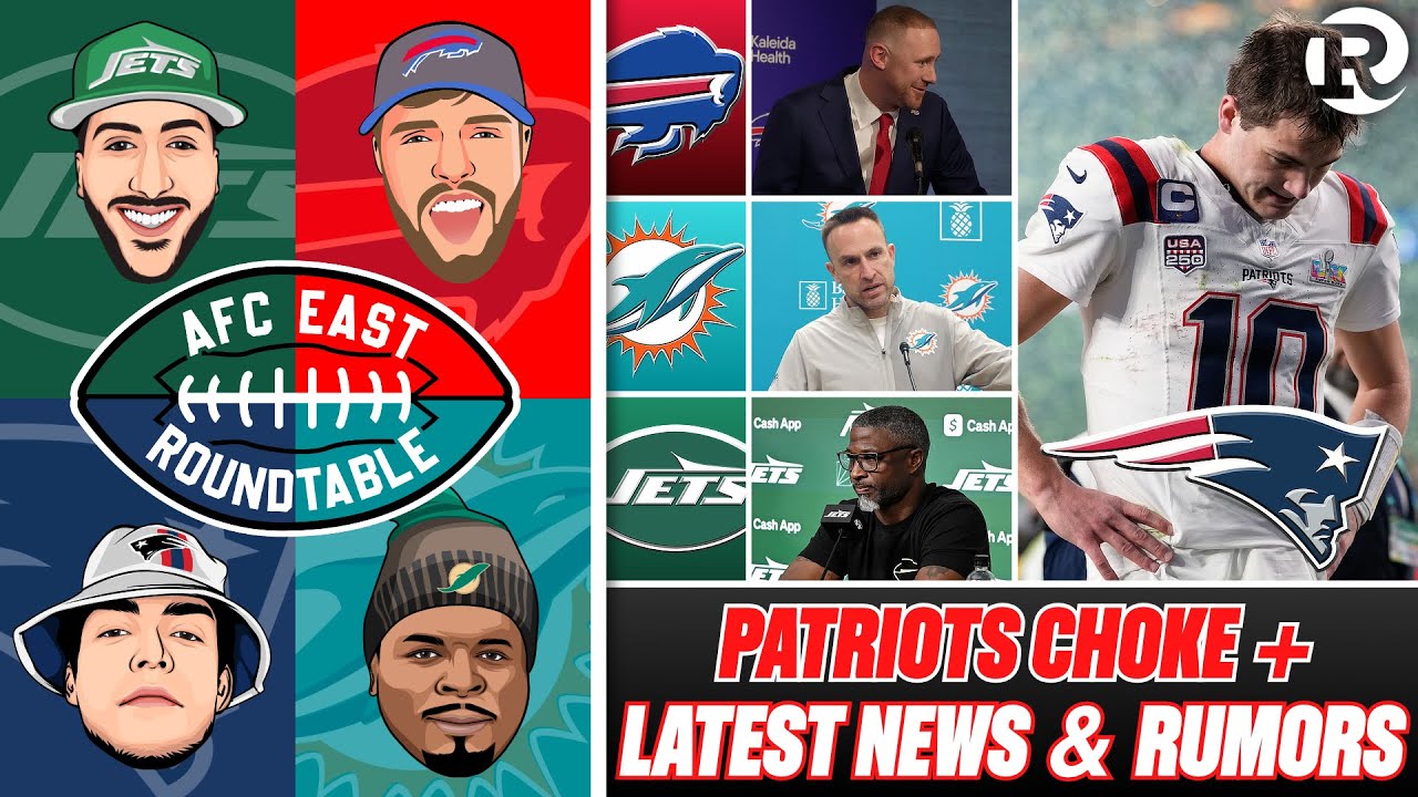 🚨 Drake Maye & Patriots CHOKE Away Super Bowl LX vs the Seahawks | AFC East Roundtable