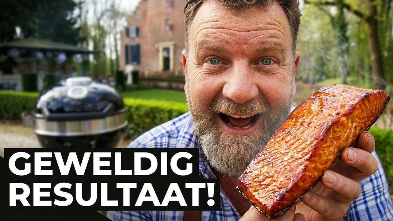 Overheerlijke ZALM ROKEN op een Napoleon Pro Kettle BBQ