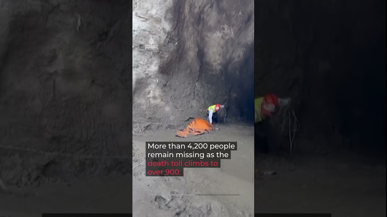 Nepal army enters hydro tunnels searching for trapped workers | AJ #shorts