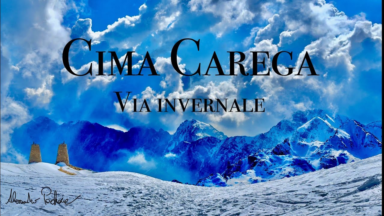 Cima Carega - via invernale - traccia GPX in descrizione.