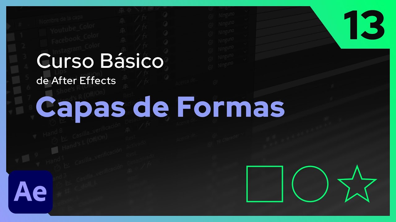 Capas de Formas | After Effects - Tutorial