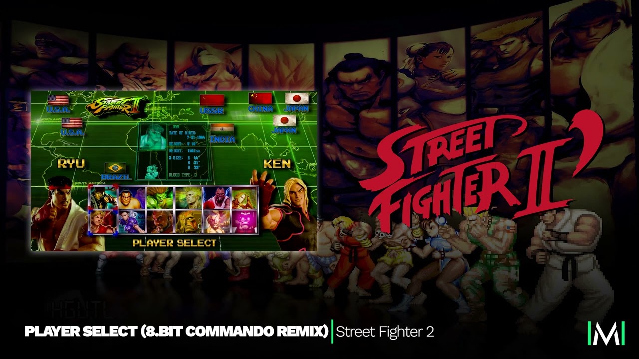 Player Select (8.Bit Commando Remix) | Street Fighter II
