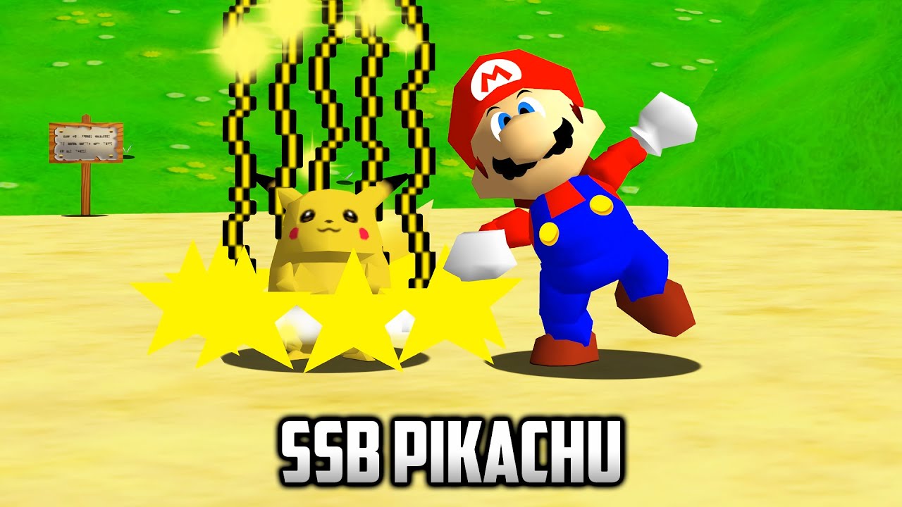 ⭐ Super Mario 64 PC Port - SSB Pikachu v1.1