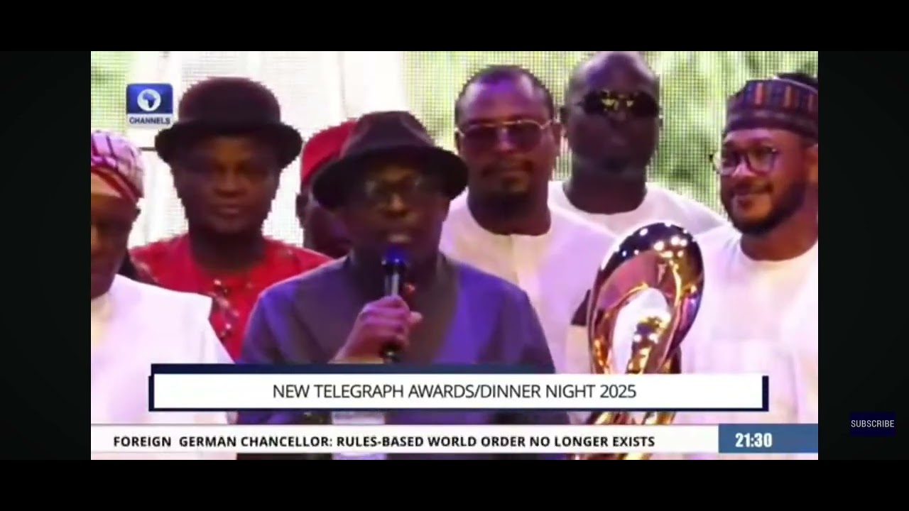 Gov Fubara Received Most Prestigious Award As The Man Of The Year 2025- New Telegraph Award in Lagos