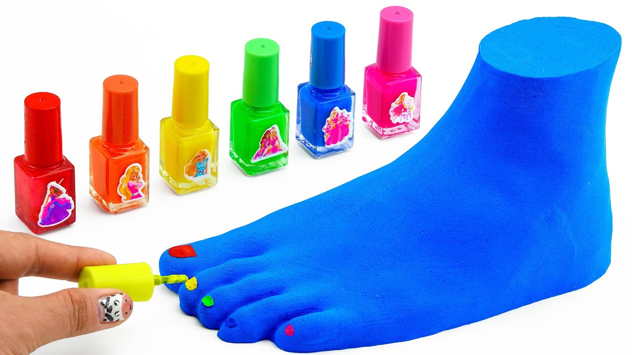Make Kinetic Sand Nail Polish Foot #8 CoCo Mini House