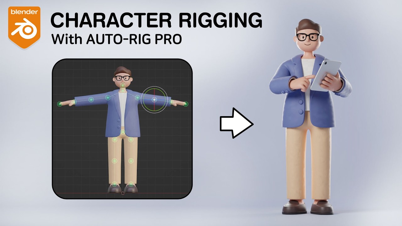 Blender Character Rigging Tutorial with Auto-Rig Pro