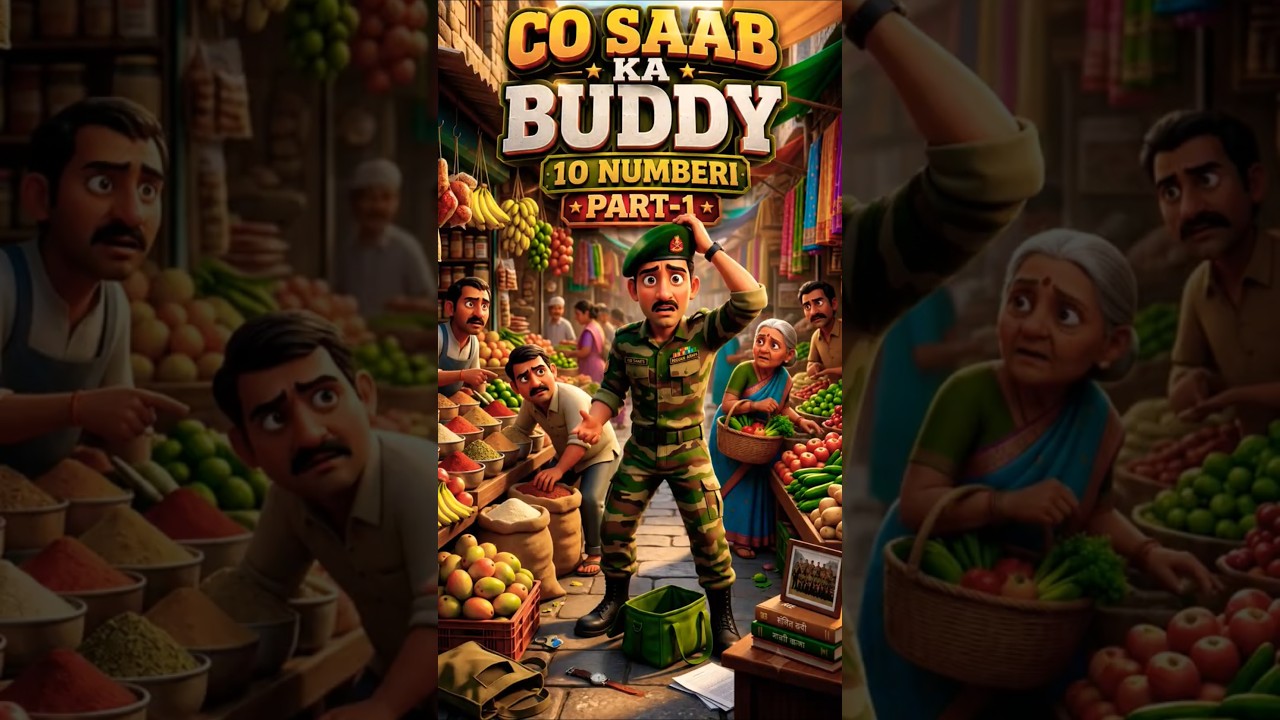 😂 CO SAAB KA BUDDY &ndash; 10 NUMBERI PART-1 | Army Funny Story 🇮🇳#subscribe #viral #army
