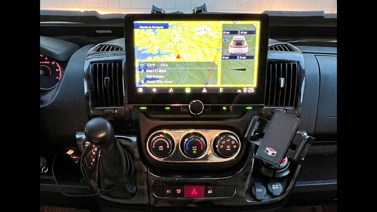 2021 Winnebago Travato ( RAM Promaster ) Radio Install / Upgrade - Kenwood Excelon DNR1007XR 10.1