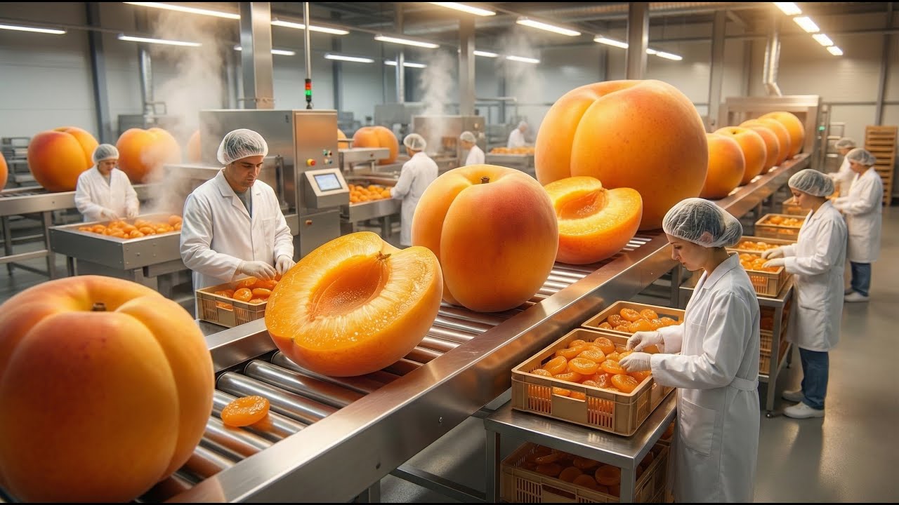 Inside The Apricot Factory The Sulphuring Process For Bright Orange Color (Full Process)