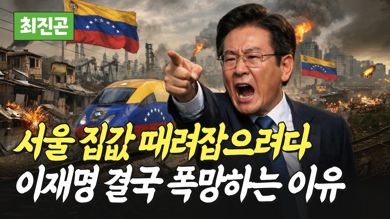 부동산과의 전쟁 선포한 이재명, 결국 폭망하는 이유(최진곤)