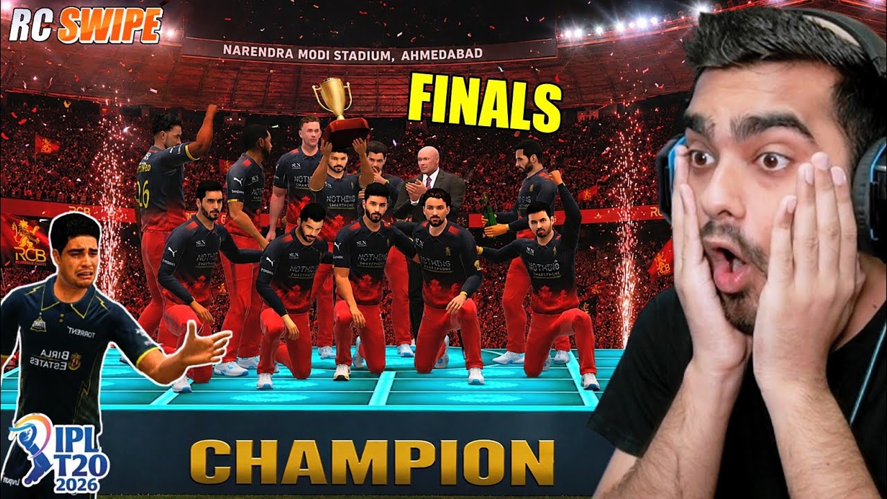 Finals! RCB Vs GT IPL 2026 RC Swipe (Hardcore Dynamic)