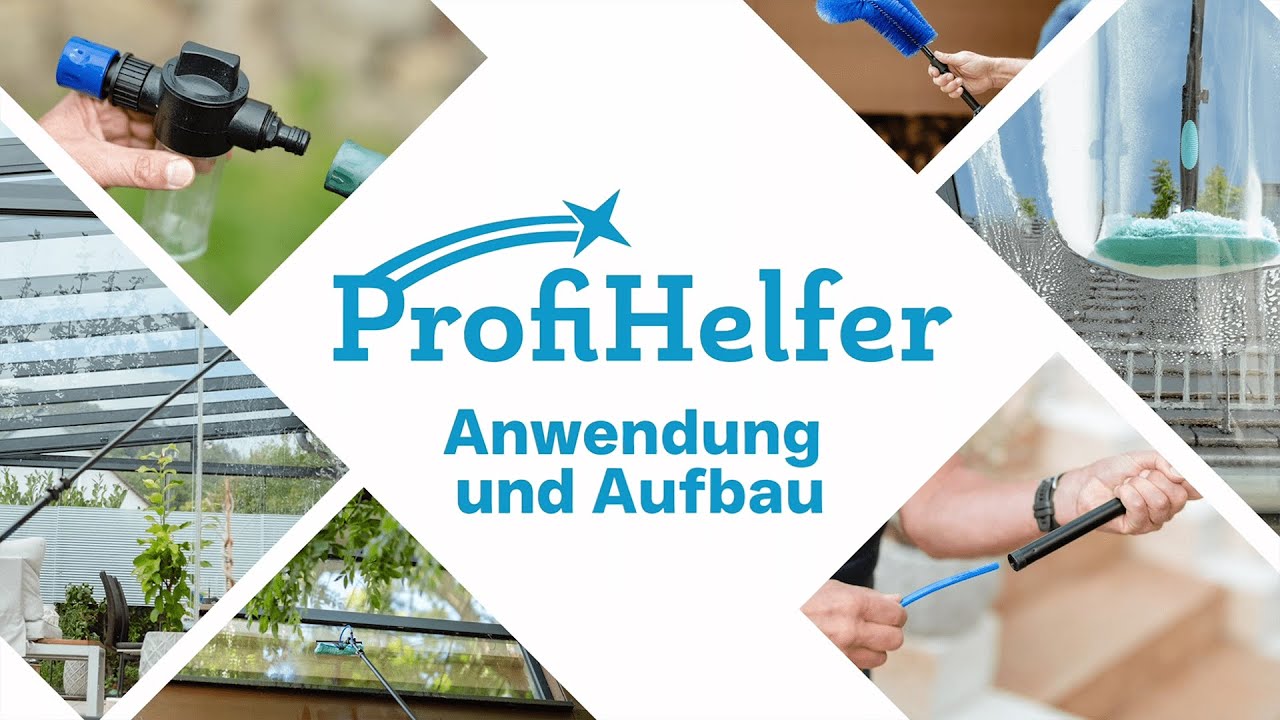 ProfiHelfer Teleskop Waschb&uuml;rste: Einfache Montage & Aufbau Anleitung | Schritt f&uuml;r Schritt