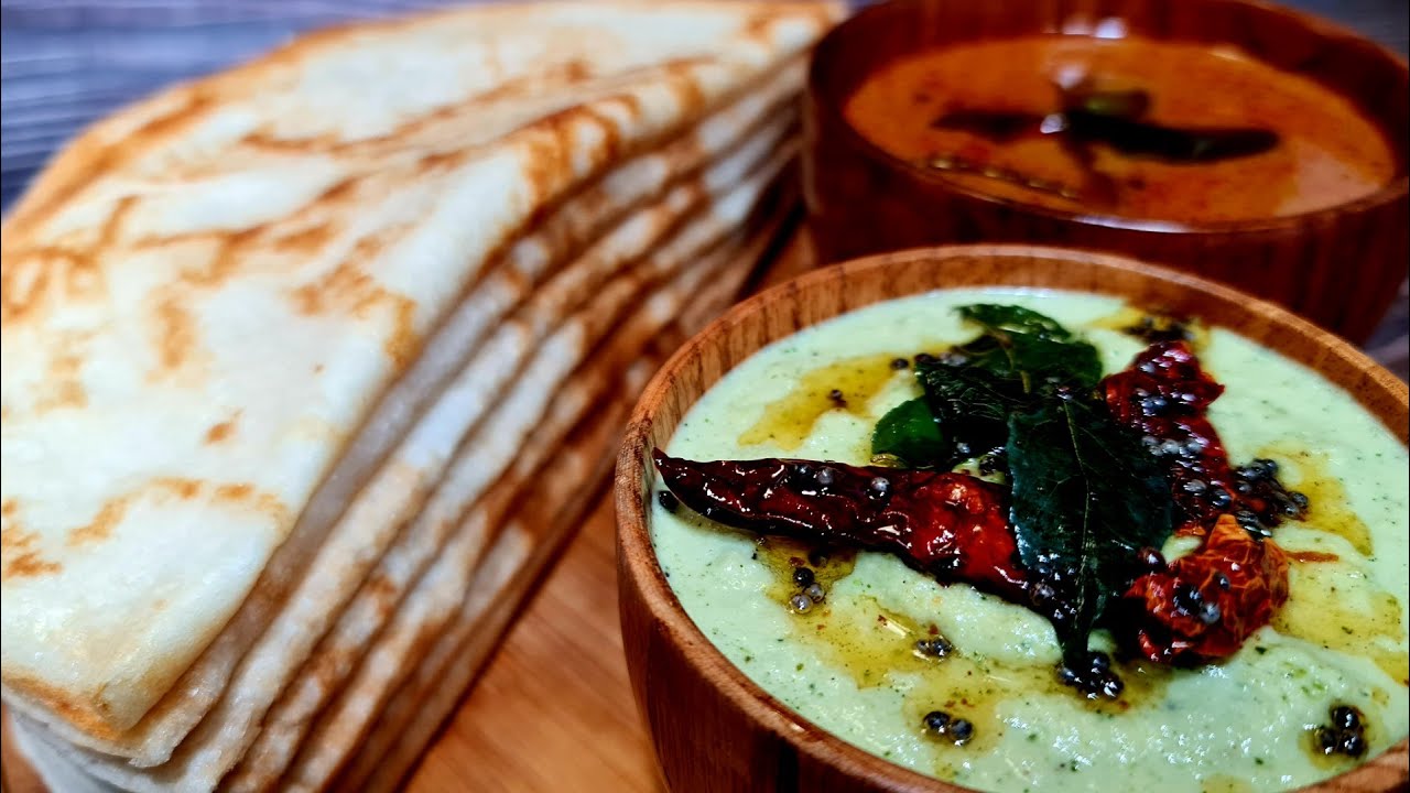 Thosai Tanpa Yis & Chutney Kelapa Simple & Sedap | Cara Buat Adunan Tosei | Coconut Chutney Recipe