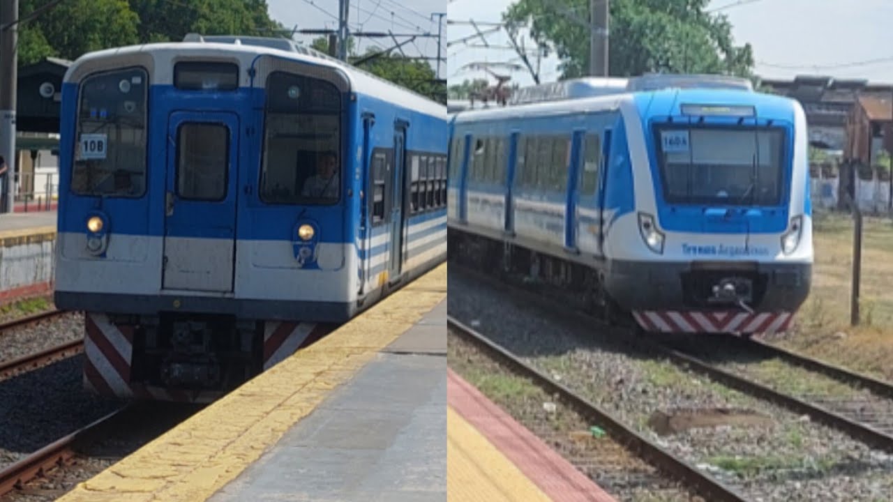 Compilado de trenes locales, rápidos y carreras en la Línea Roca 2/2/2026