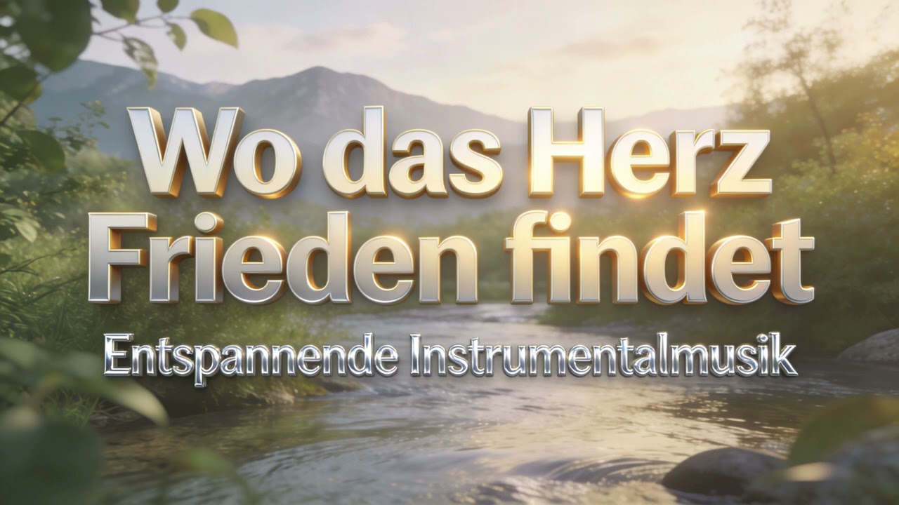 Wo das Herz Frieden findet – Entspannende Instrumentalmusik für ruhige Momente 🎶| Einschlafmusik