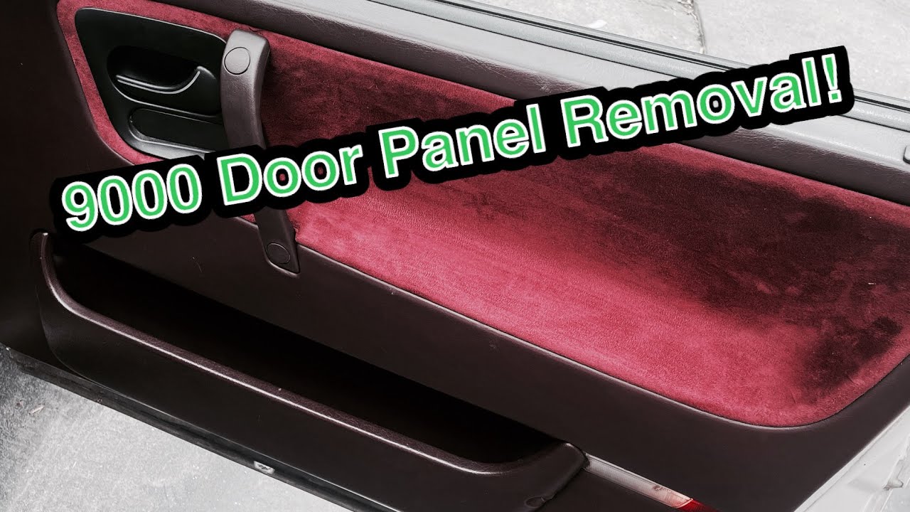 How to Remove SAAB 9000 Door Panels and Install Inserts