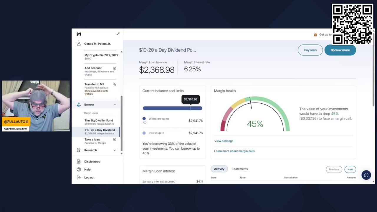 CREATING PASSIVE INCOME WITH M1 MARGIN