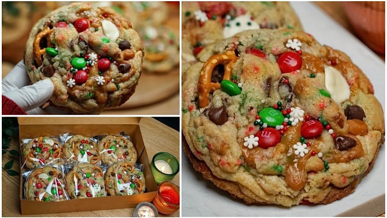 Holiday Loaded Kitchen Sink Cookies 🍪 