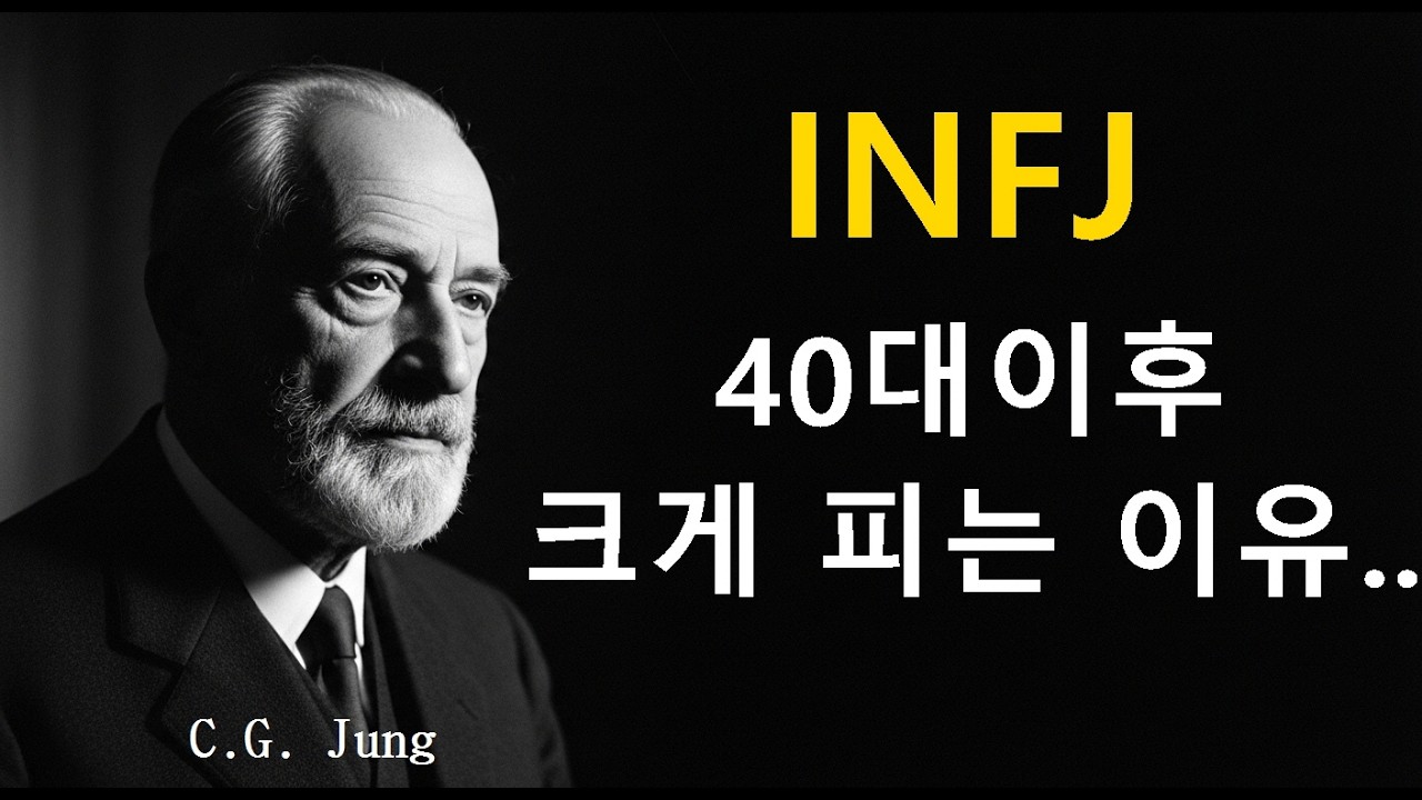 infj 40대이후 크게 꽃 피우는 이유(칼융)