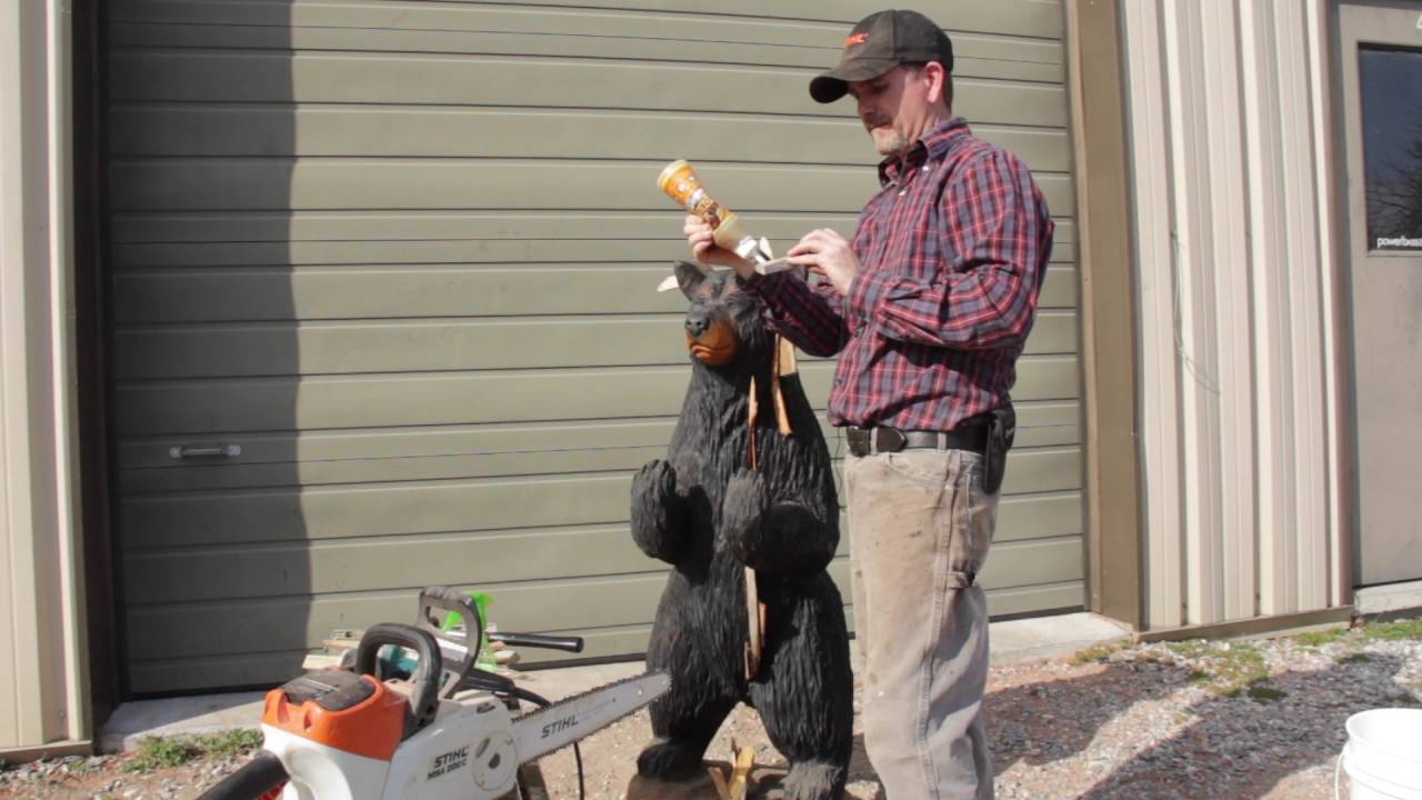 How to fix wood carvings with cracks