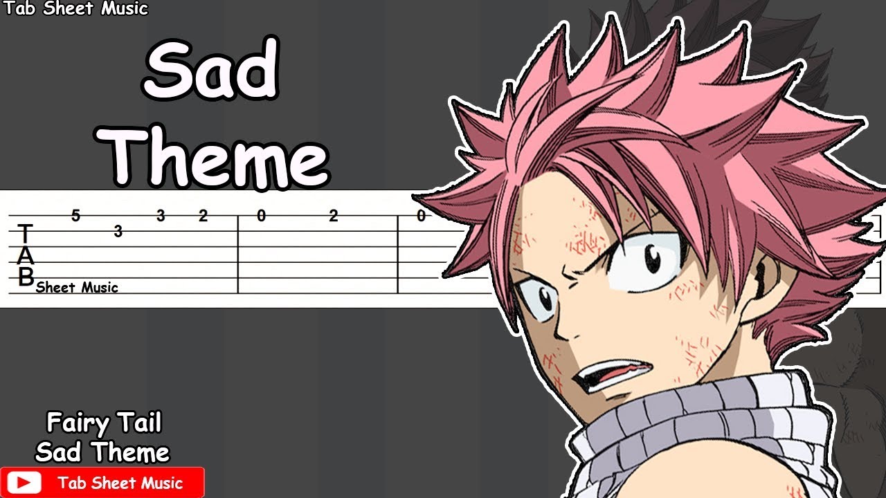 Fairy Tail - Sad Theme (Final) Guitar Tutoial