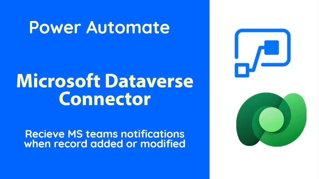 Power Automate and Microsoft DataVerse