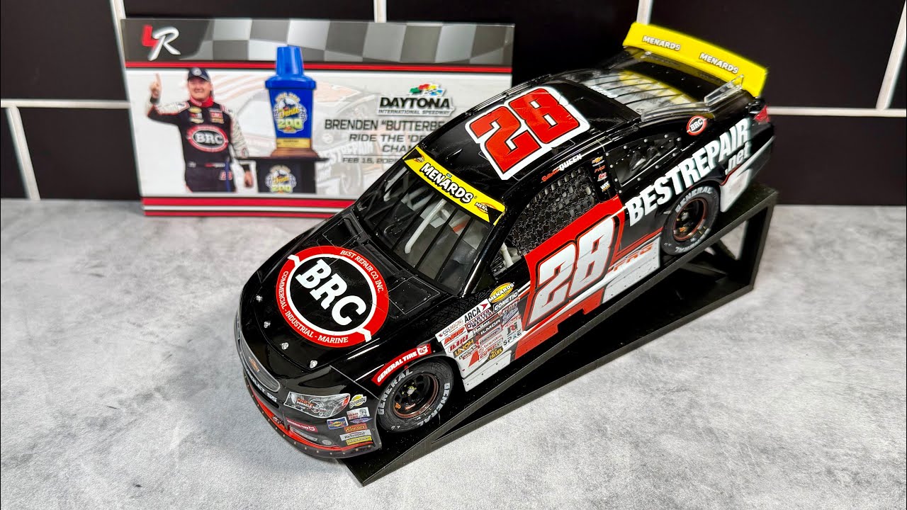 ОБЗОР: Бренден Баттербин Куин 2025 ARCA Daytona Win 1:24 NASCAR Diecast