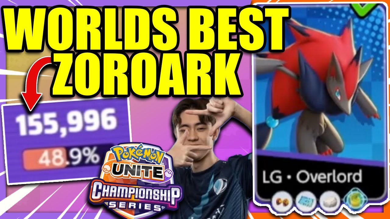 OVERLORD with the Best ZOROARK GAME ever in a Tournament vs TTV | Pokemon Unite