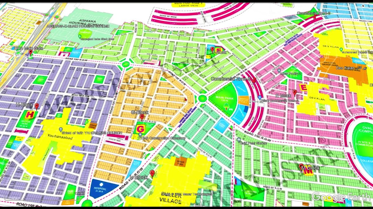 DHA Phase 9 Prism Lahore Map Study Series: L-Block Prices & Complete Overview | October 2021