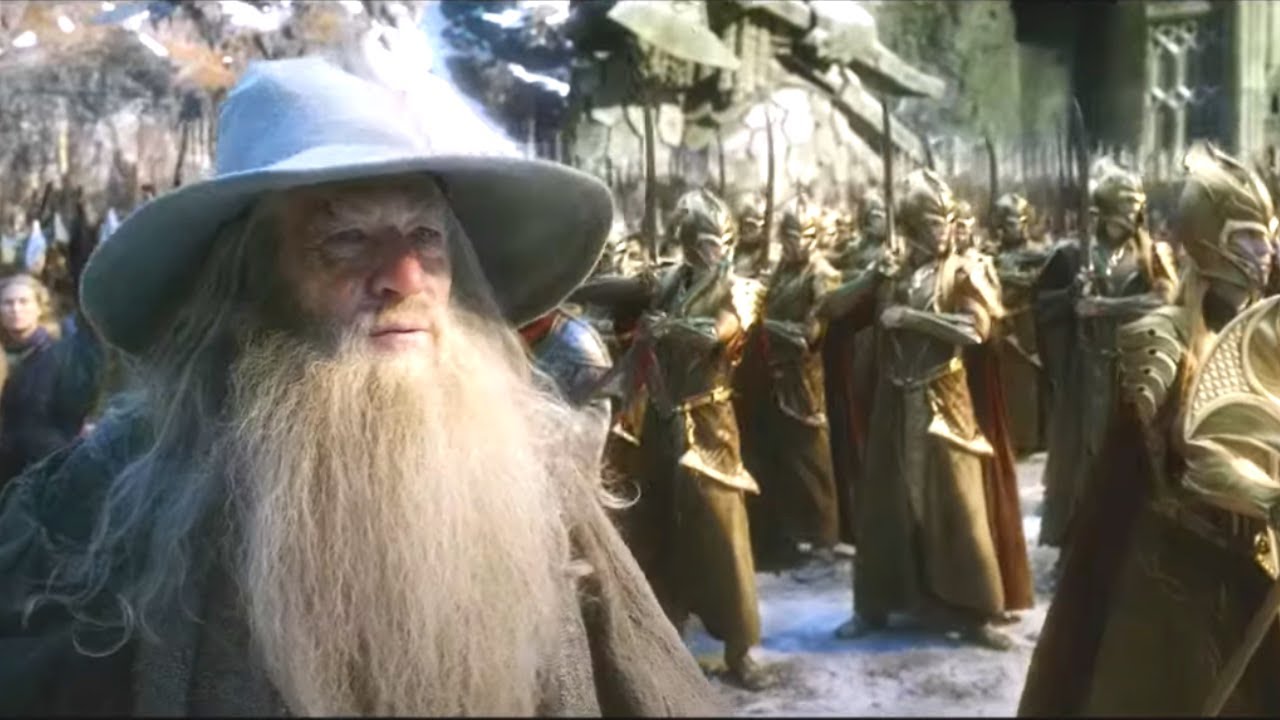O Hobbit: A Batalha dos 5 Ex&eacute;rcitos Dublado (Elfos vs An&otilde;es) Cenas de Filmes