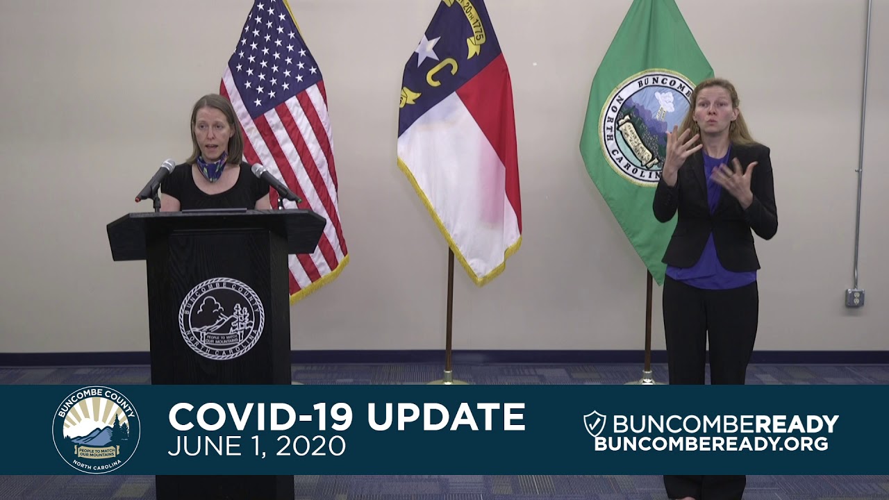 Buncombe County COVID-19 Community Update for June 1, 2020