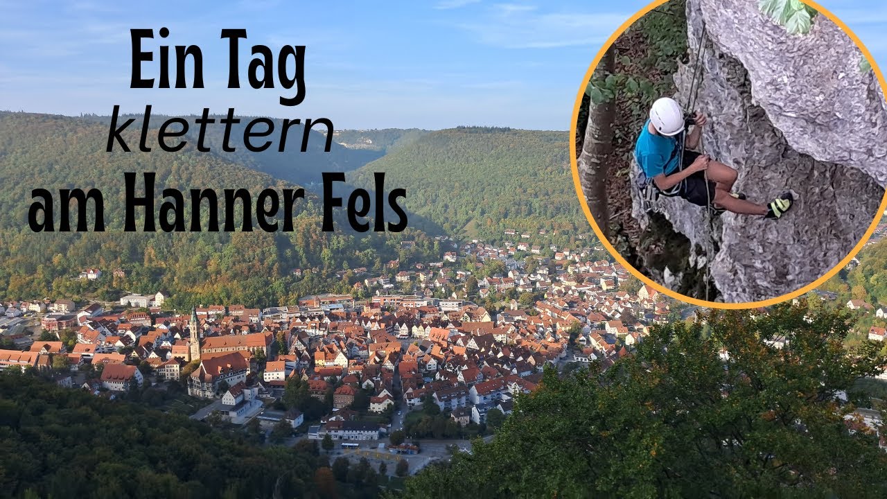 Klettern am Hanner Fels (Bad Urach)