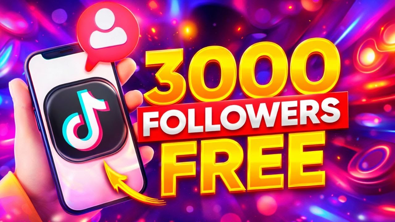 HOW TO GET 3000 FREE FOLLOWERS ON TIKTOK | 2 SECRET STEPS TO INCREASE TIKTOK FOLLOWERS 2026