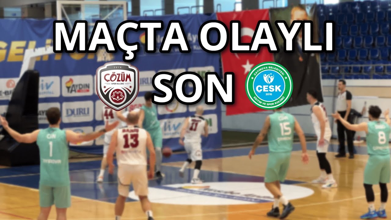 MAÇIN SONU OLAYLI ! | ÇÖZÜM ANKARA KOLEJİ DEPLASMAN #vlog