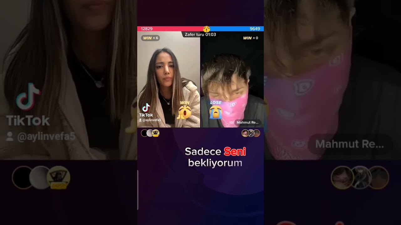 Bugün saat 22:00'da Tiktokta Canlı yayın var umarım barışırlar #mertuğ #keşfet